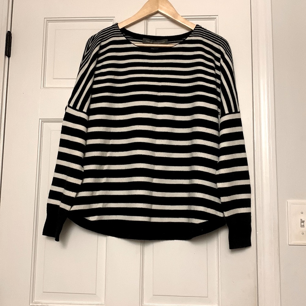 French connection black and white sweater